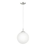 Eglo Lampa Wisząca Rondo Stal Satynowy Nikiel | Nadaje Się Do E27