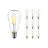 Opakowanie 10x Noxion Lucent LED E27 Gruszka Włókno Przezroczysty 4W 470lm - 827 Bardzo Ciepła Biel | Zamienne 40W