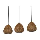Ledvance Decor Papier Drop Papier/Stal Lampa Wisząca Beige | Nadaje Się Do 3X E27