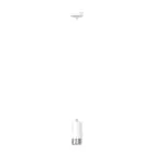 Emibig Lampa Wisząca Fumiko Stal Valkoinen | Nadaje Się Do 1x GU10 - Max 10W