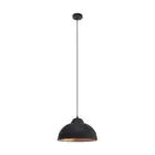 Eglo Lampa Wisząca Truro 2 Stal Czarny Miedź | IP20 - Nadaje Się Do 1x E27 